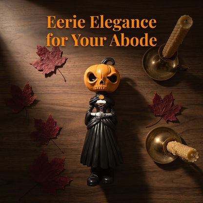 🎁🎉 50% OFF This Week! 🌟👻 Halloween Pumpkin Man Figurine 🎃