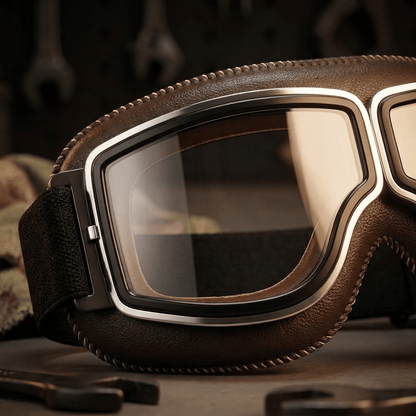 🕶️Vintage Motorcycle Goggles (Fits Over Glasses)