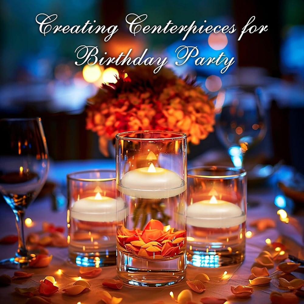🔥HOT SALE🔥🕯️Water-Activated Flameless Floating LED Candles – Romantic Waterproof Glow for Any Occasion