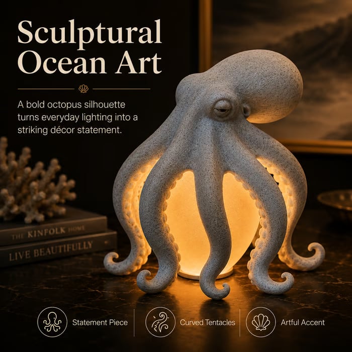 🐙 Octopus Ocean Table Lamp