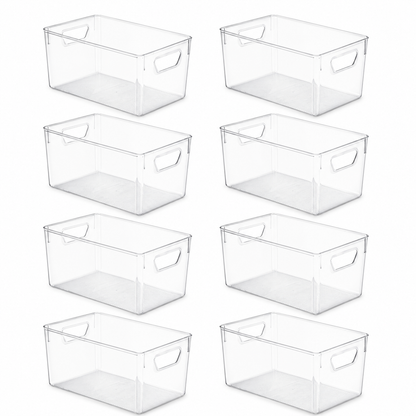 🔥 BIG SALE 🔥 Crystal Clear Freezer Storage Bins | More You Buy, More You Save!
