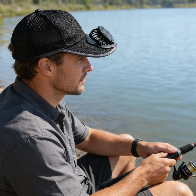 🧢 2026 Pro Outdoor Cooling Hat ❄️ Dual-Power Fan Cap🥳Buy 2 Get 10% Off