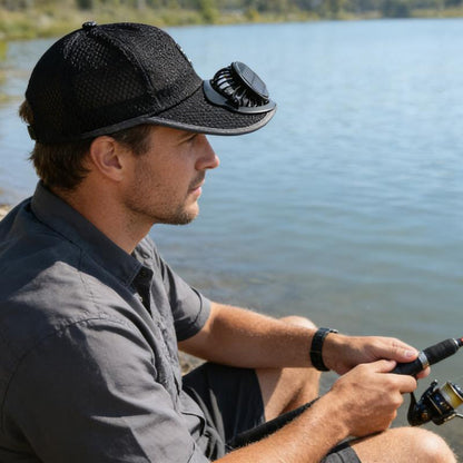🧢 2026 Pro Outdoor Cooling Hat ❄️ Dual-Power Fan Cap🥳Buy 2 Get 10% Off