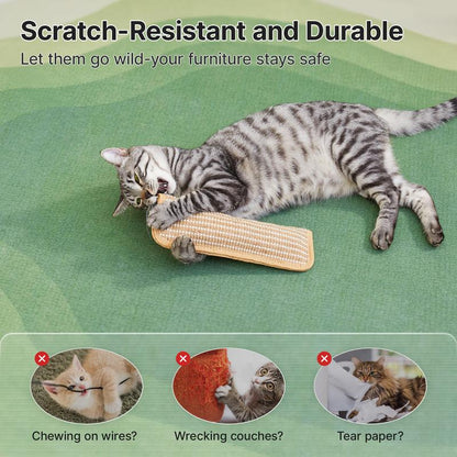 🔥Natural Sisal Catnip Kicker Toy & Dental Pillow