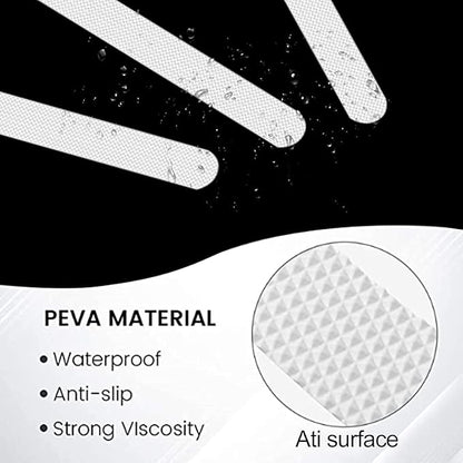 🏆Flash Sale⚡ 50K+ SOLD! Almost Gone-💥Anti-Slip Bath Mat Tape - Waterproof Non-Skid Adhesive Strips for Shower Floor, Bathtub & Stairs, Strong Grip Safety Tape