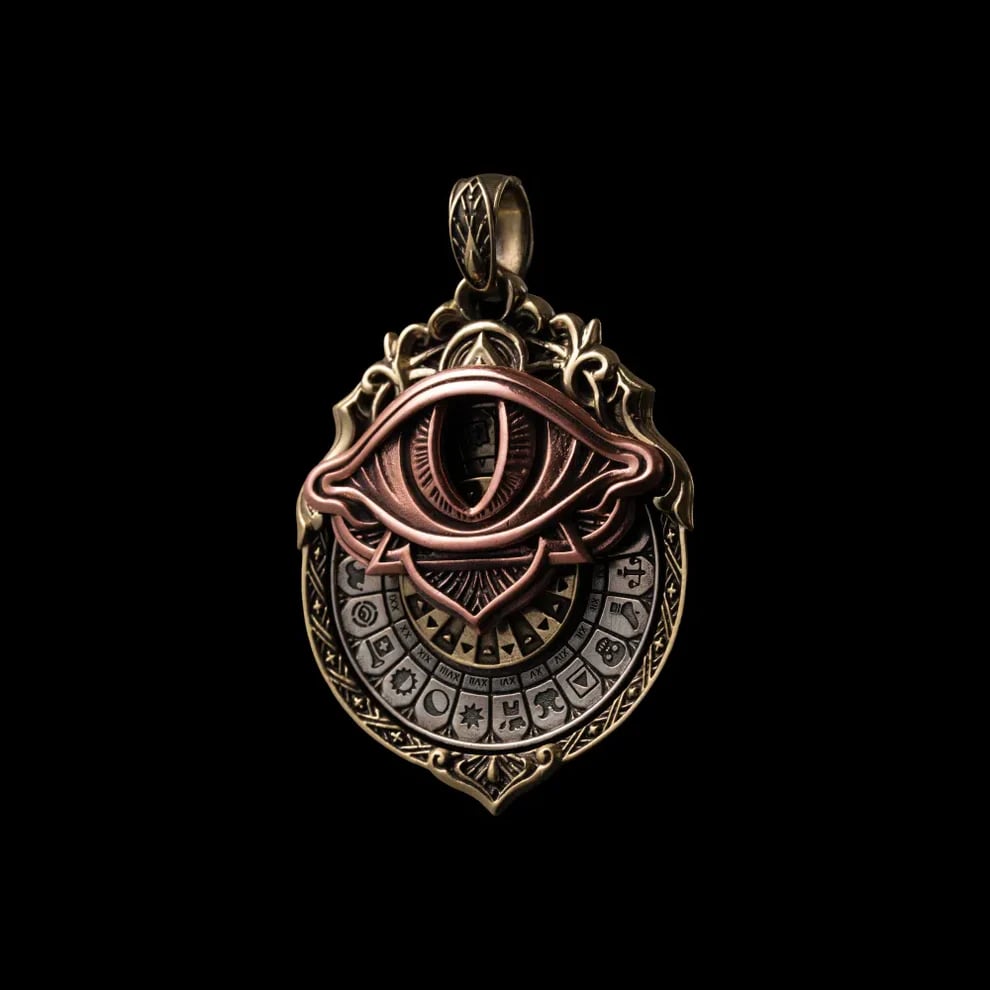 👁️‍🗨️Handmade Tarot Vision Pendant: Connect to Cosmic Wisdom Anytime(Cheat Sheet Included) 🔥🔥 Buy 2 Get 10% Off