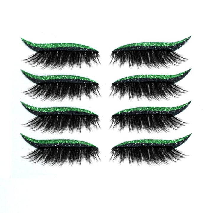 💖REUSABLE SELF-ADHESIVE EYELINER & GLITTER EYELASH STICKERS💖