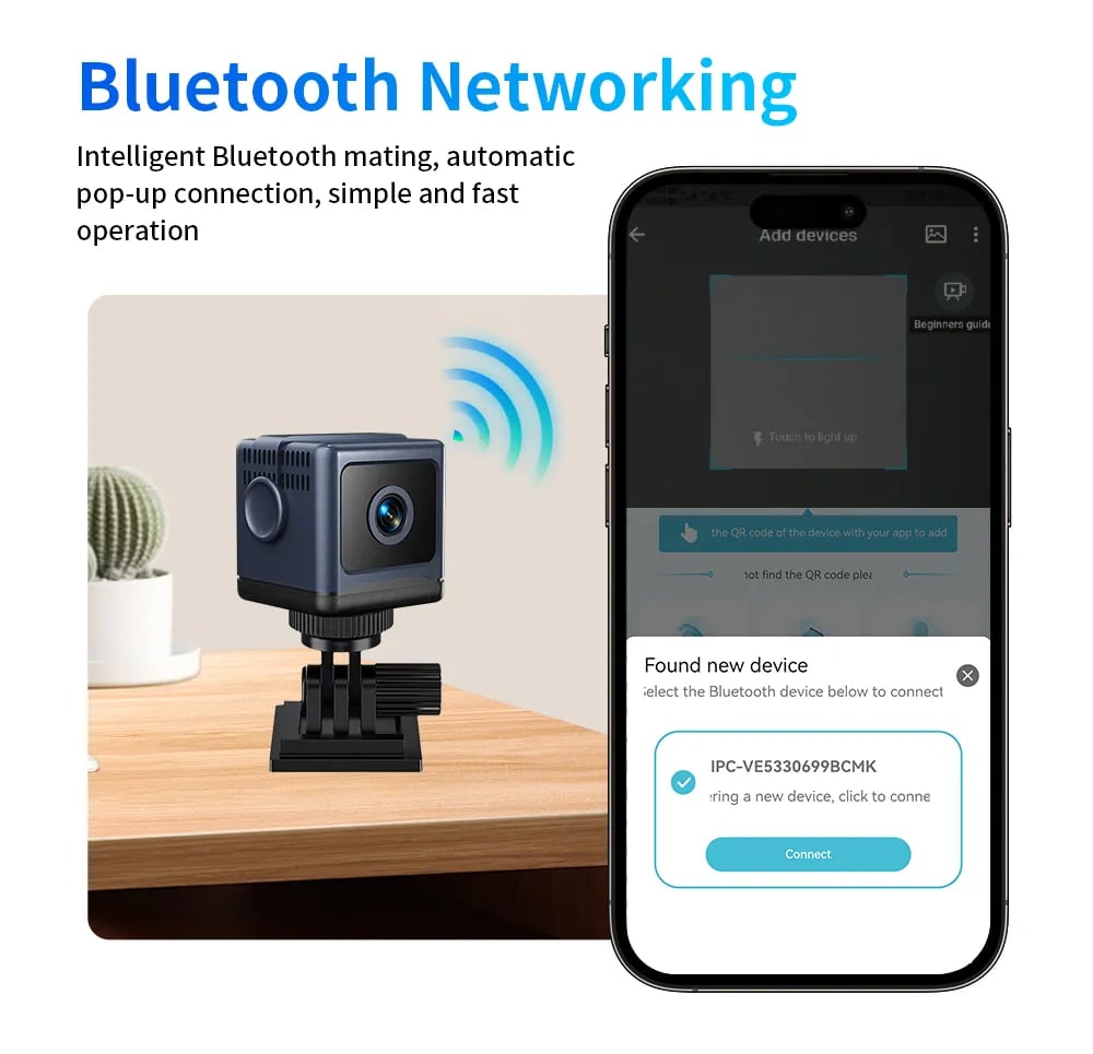 W03 Smart WiFi Security Camera – 1080P HD, Night Vision, Low Power