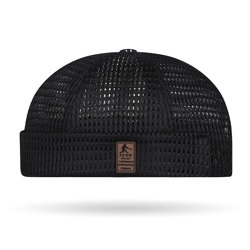 🏆Limited Time Sale 49% OFF🧢Men's Breathable Brimless Docker Hat – Lightweight Mesh Skull Cap for Summer Outdoor Wear