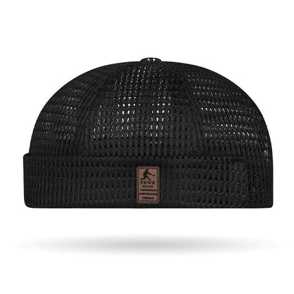 🏆Limited Time Sale 49% OFF🧢Men's Breathable Brimless Docker Hat – Lightweight Mesh Skull Cap for Summer Outdoor Wear