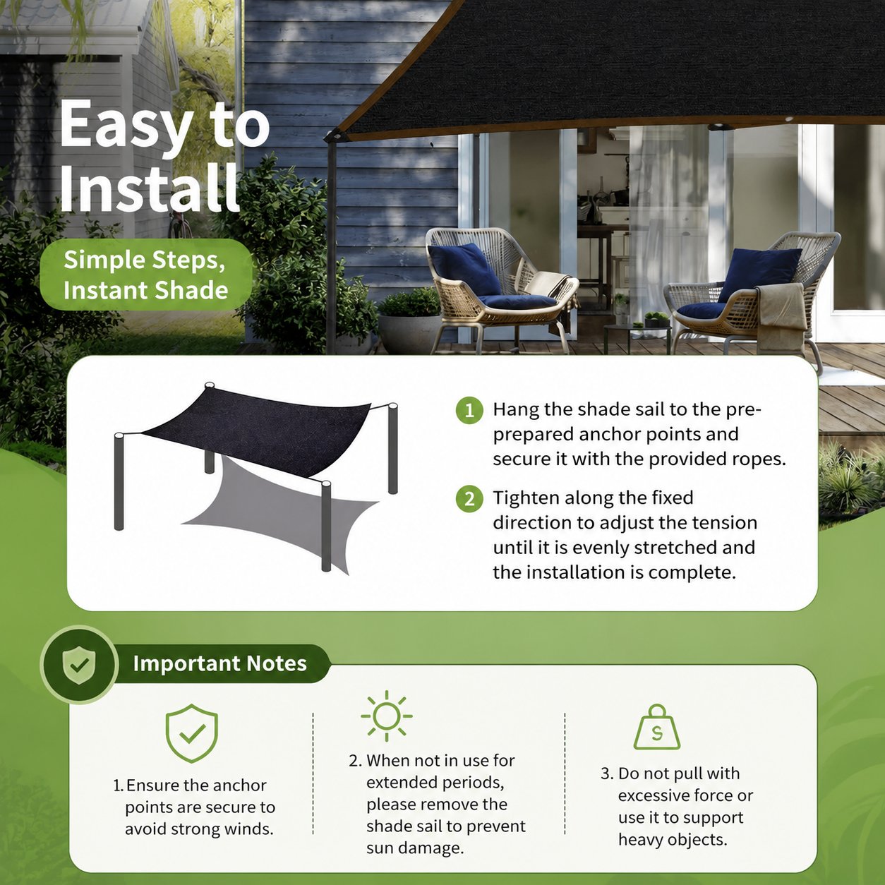 ☀️ 98% UV-Blocking Sunshade Net – Ultimate Outdoor Protection