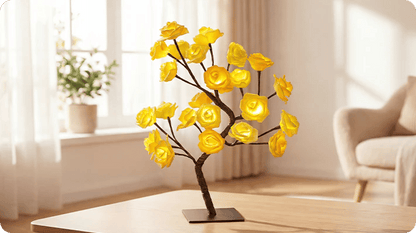 📢📢70% OFF!!⏰🌹Rose Flower Design Tree Night Light🌟