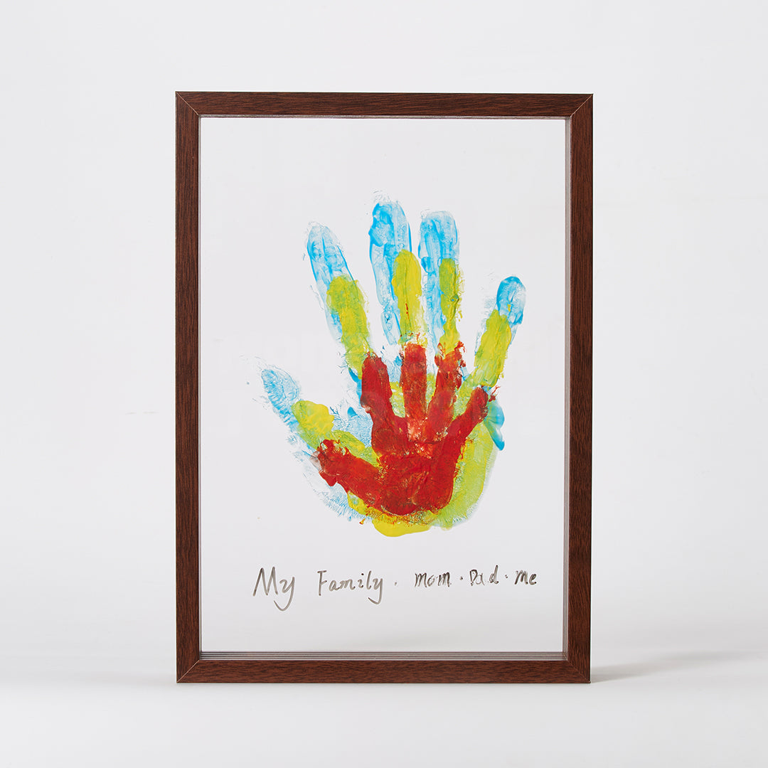 👶 Toddler Handprint Keepsake Frame – Capture Precious Memories Forever