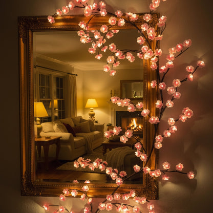 Remote control japanese sakura cherry blossom branch light🌸