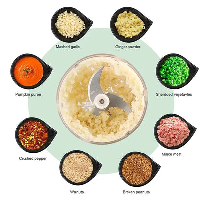 Kitchen Use Mini Electric Garlic Chopper