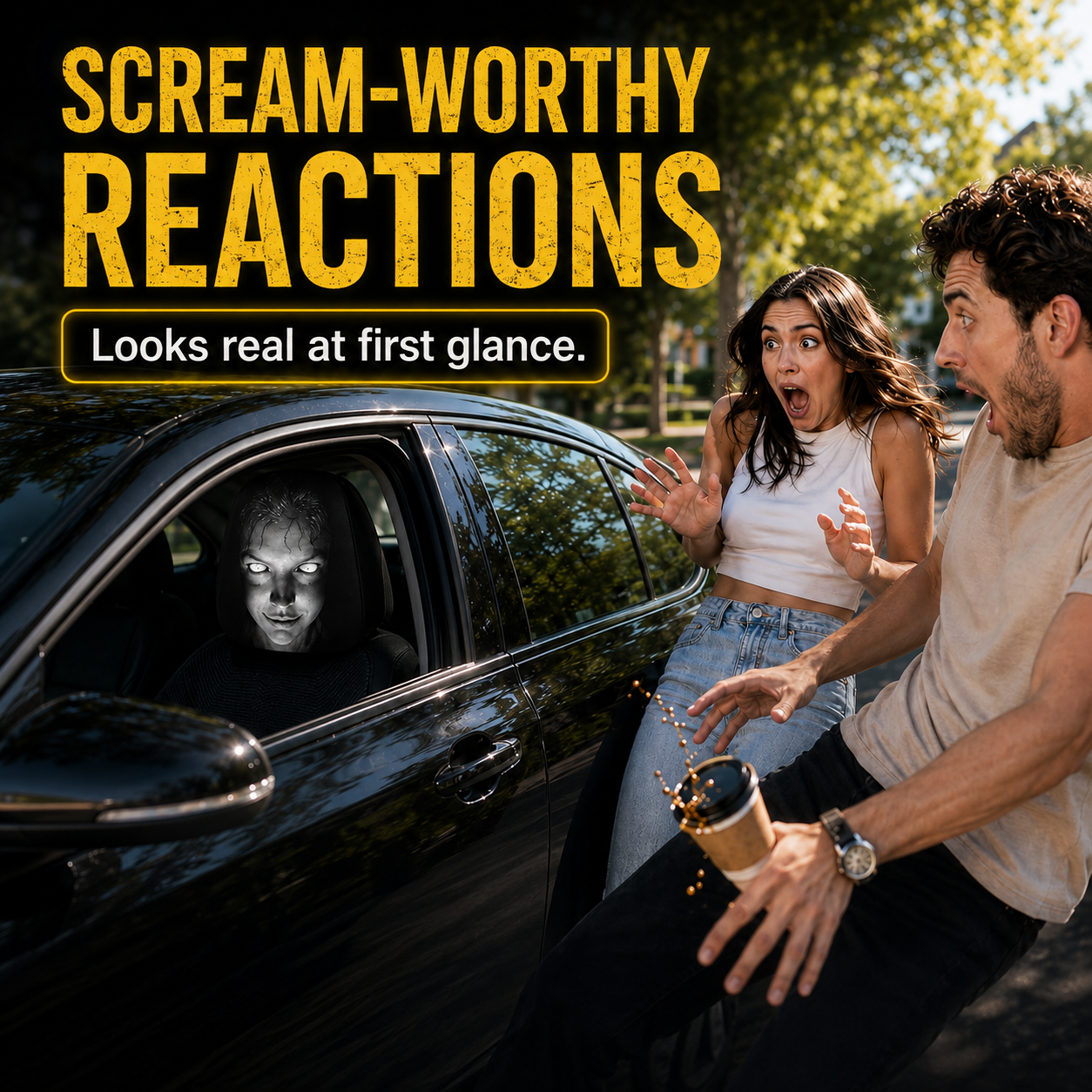 Spooky Horror Headrest