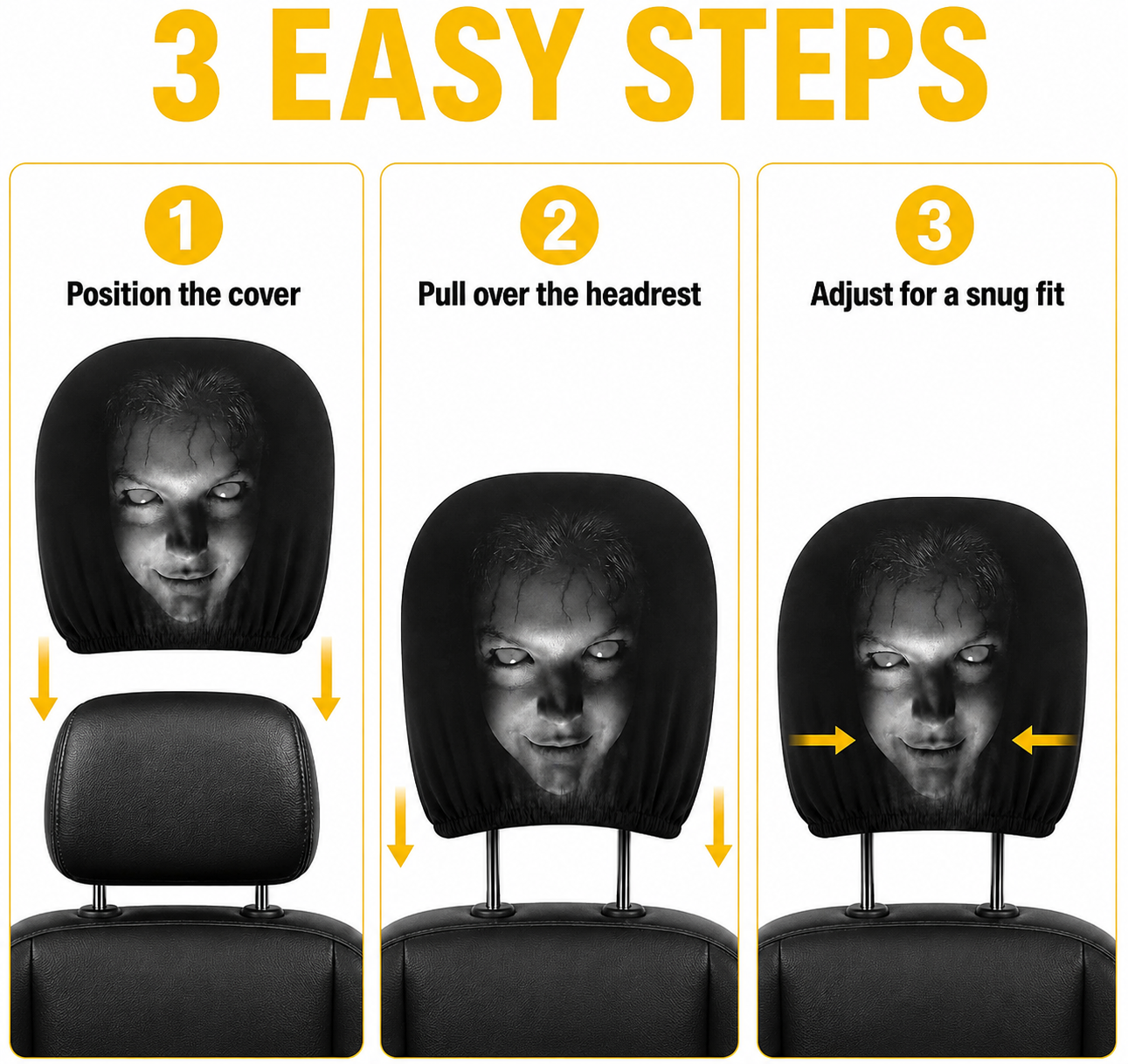 Spooky Horror Headrest