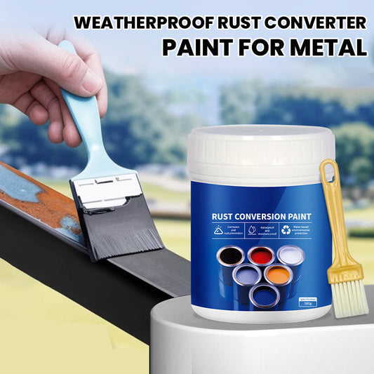 🔥50% OFF✨4-in-1 Rust Converter Paint for Metal – Weatherproof, Water-Based, Long-Lasting Rust Prevention & Protection