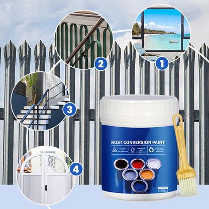 🔥50% OFF✨4-in-1 Rust Converter Paint for Metal – Weatherproof, Water-Based, Long-Lasting Rust Prevention & Protection