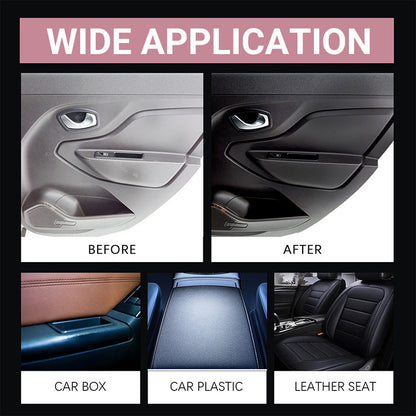🚗 100ml Multi-Purpose Car Interior Polish Cleaner | Free Towel & Sponge Included