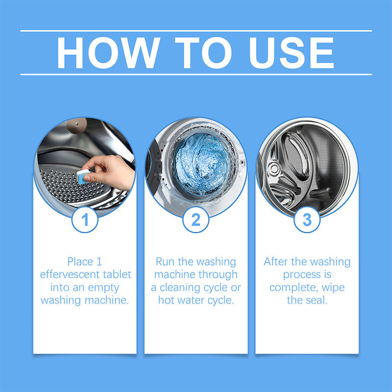 🔥Powerful Washing Machine Cleaning Tablets