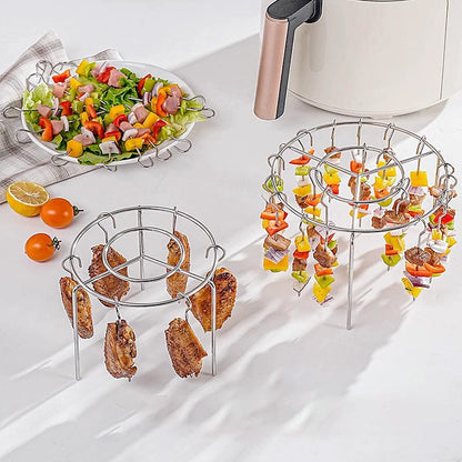 50% OFF🥩316 Stainless Steel Multi-Function Air Fryer Roasting Rack Set 🍤