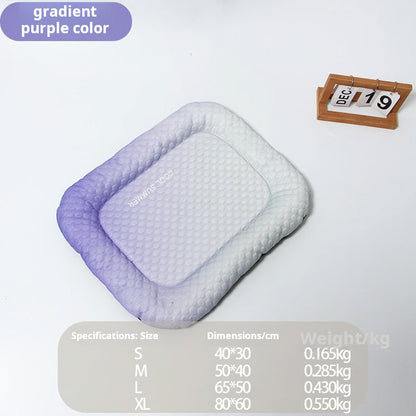 😍Ice Silk Pet Cooling Mat – Breathable Summer Cooling Bed for Dogs & Cats🥳Buy 2 Get 10% Off