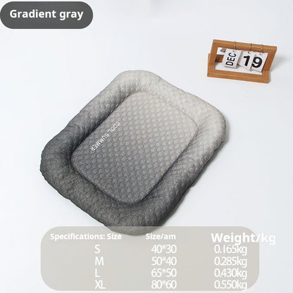 😍Ice Silk Pet Cooling Mat – Breathable Summer Cooling Bed for Dogs & Cats🥳Buy 2 Get 10% Off