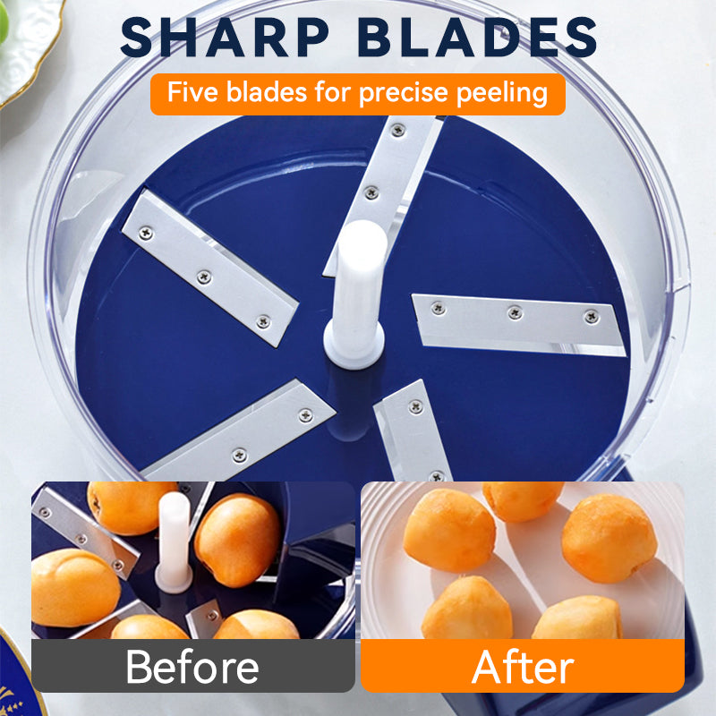 🍎50% OFF NOW ! ⏳Transparent Electric Fruit & Vegetable Peeler!🍇