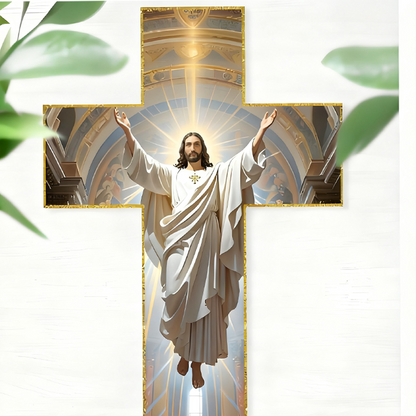 🔥Retro Jesus Christ Wall Cross Decor
