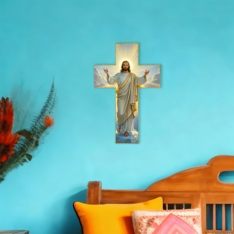 🔥Retro Jesus Christ Wall Cross Decor