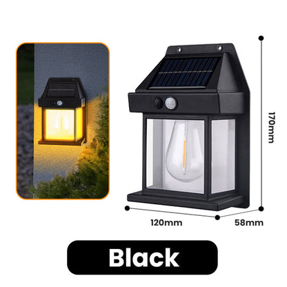 🎁SOLAR WALL LIGHT💡Motion Sensor & Weatherproof, Automatic Dusk to Dawn Operation, Easy Installation for Garden and Pathway 🌟🛒