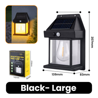 🎁SOLAR WALL LIGHT💡Motion Sensor & Weatherproof, Automatic Dusk to Dawn Operation, Easy Installation for Garden and Pathway 🌟🛒