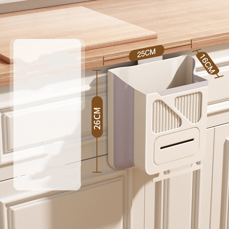 🔥While Supplies Last 48% OFF!🎉 Folding Hanging Kitchen Waste Trash Can