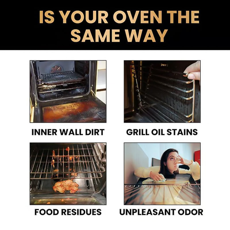 🧼 BUY 2 GET 1 FREE! ✨ Oven and grill cleaning spray – dissolves grease in 5 minutes, no scrubbing and removes odors 🔥