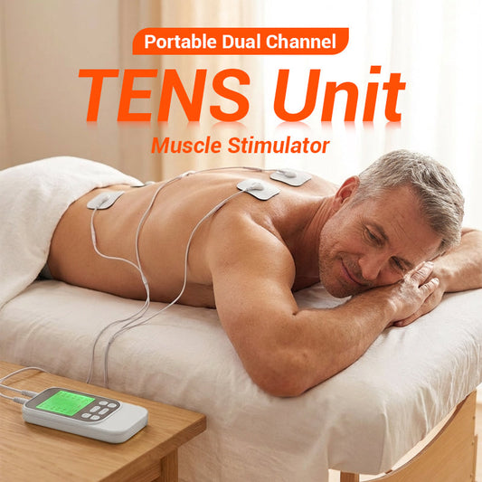 🔥2026 New Arrivals: 50% Off for a Limited Time!🔥Portable Dual Channel TENS Unit Muscle Stimulator🥳Buy 2 Get 10% Off