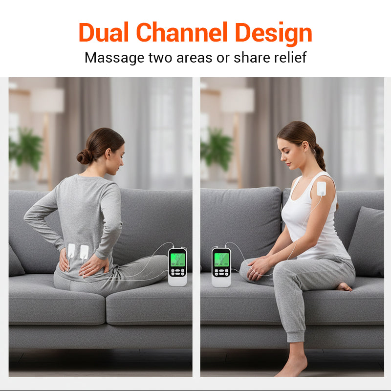 🔥2026 New Arrivals: 50% Off for a Limited Time!🔥Portable Dual Channel TENS Unit Muscle Stimulator🥳Buy 2 Get 10% Off