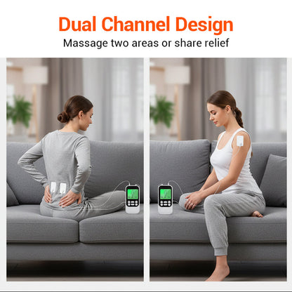 🔥2026 New Arrivals: 50% Off for a Limited Time!🔥Portable Dual Channel TENS Unit Muscle Stimulator🥳Buy 2 Get 10% Off