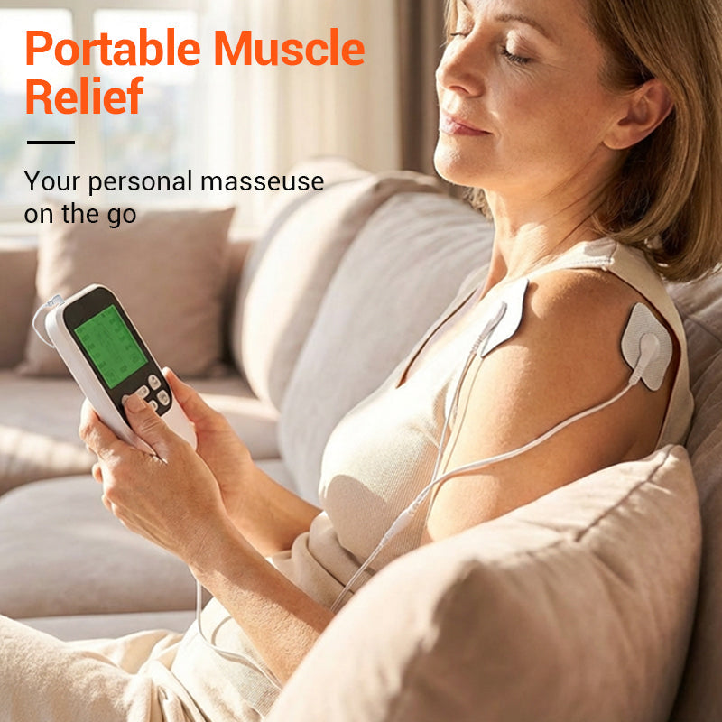 🔥2026 New Arrivals: 50% Off for a Limited Time!🔥Portable Dual Channel TENS Unit Muscle Stimulator🥳Buy 2 Get 10% Off