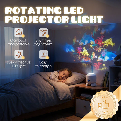 🌠 LED Projection Light – Dynamic Motion Effects & Stunning Ambiance