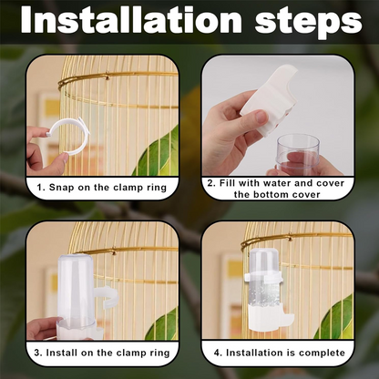 ✨ A 2-in-1 bird feeder and waterer—keep pet care neat and tidy! ✨