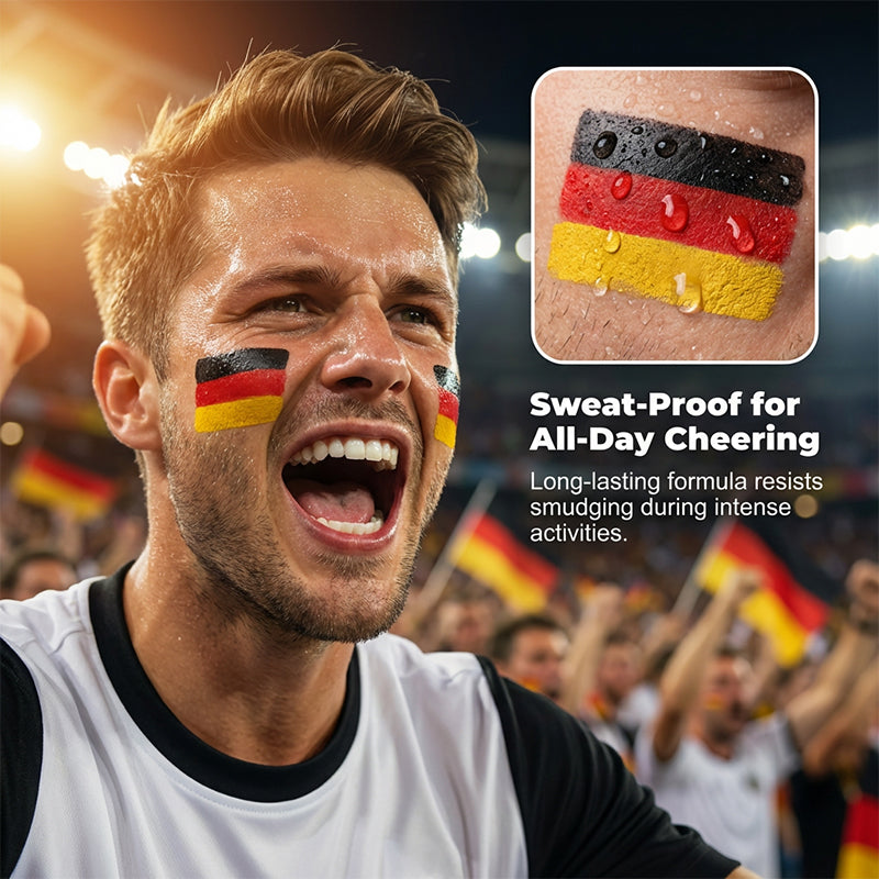 🌟National Flag Face Paint Stick for Sports Fans⚡Buy 1 Get 1 Free