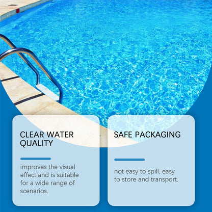 💧 Swimming Pool Purifying Liquid – Crystal Clear Water, Zero Hassle! ✨ Say goodbye to green water & harsh chemicals – just pure, fresh swimming every time. 💙