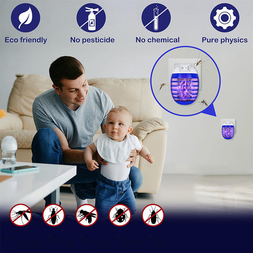 Silent Mosquito Killer Lamp for Bedroom Sleeping