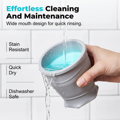 🔥Limited-time offer – 50% off🔥Collapsible Silicone Travel Cup with Lid