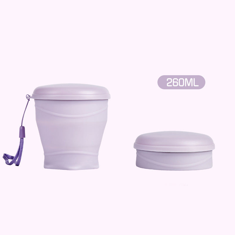 🔥Limited-time offer – 50% off🔥Collapsible Silicone Travel Cup with Lid