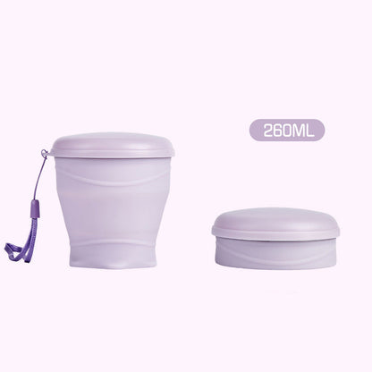 🔥Limited-time offer – 50% off🔥Collapsible Silicone Travel Cup with Lid