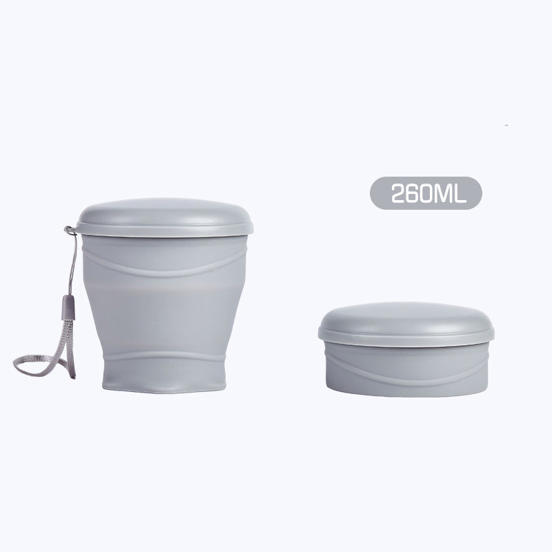 🔥Limited-time offer – 50% off🔥Collapsible Silicone Travel Cup with Lid