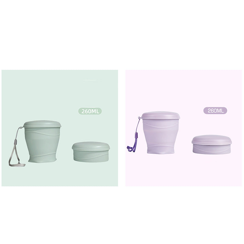 🔥Limited-time offer – 50% off🔥Collapsible Silicone Travel Cup with Lid