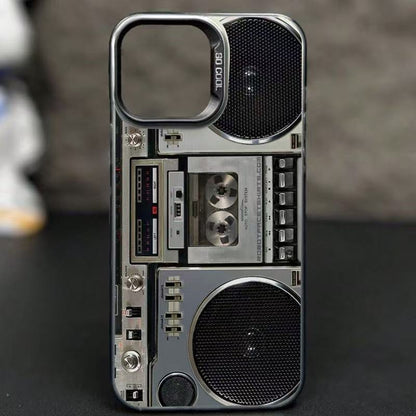🔥Hot Sale 50% off🌟📼 Retro Cassette Player Pattern Silicone Phone Case Applicable to the iPhone series